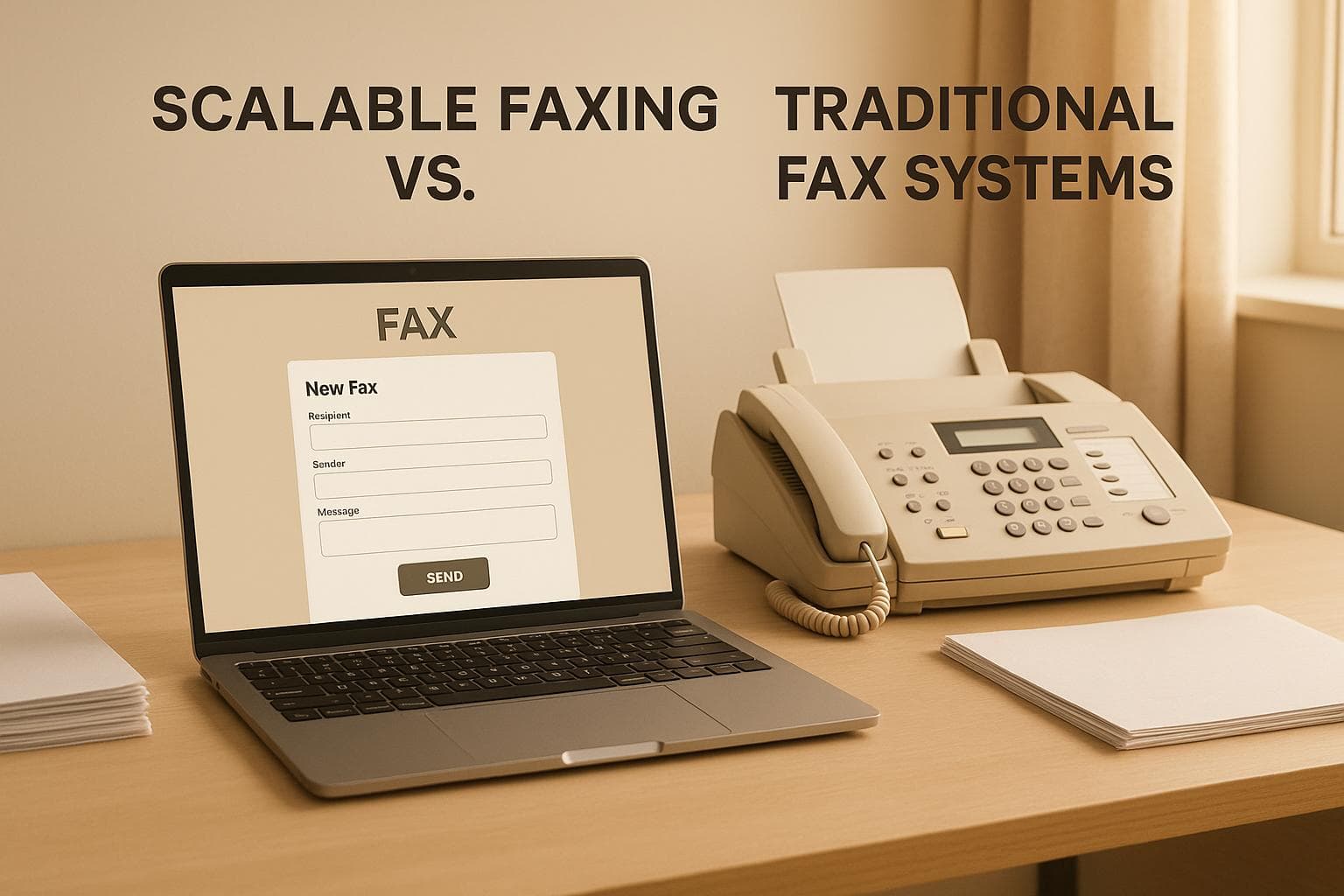 Scalable Faxing vs. Traditional Fax Systems